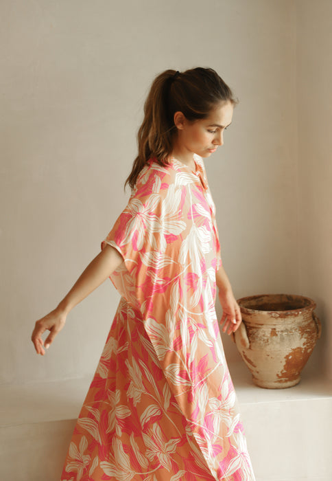 The Apéro Caftan in Saturday Pink Lily
