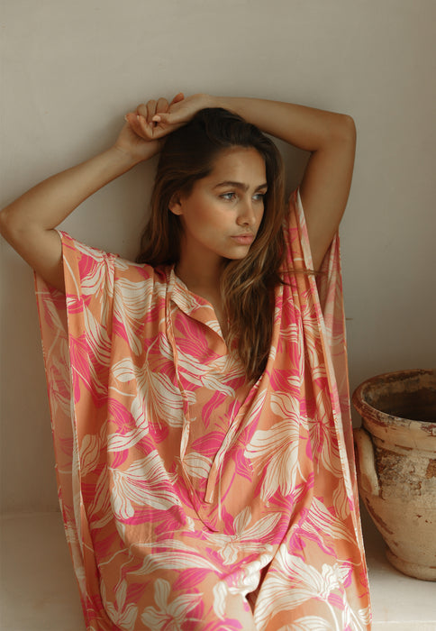 The Apéro Caftan in Saturday Pink Lily