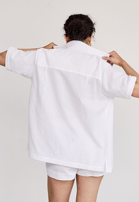 The Souvenir Shirt in Eyelet Lace